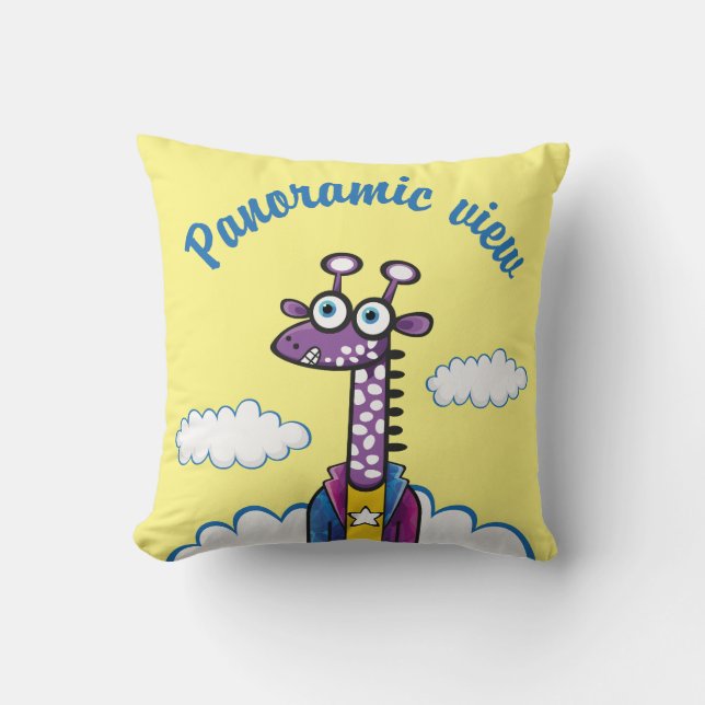 Panoramic view throw pillow (Front)