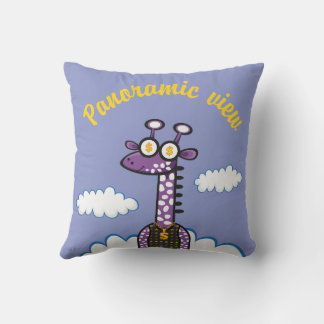 Panoramic view throw pillow