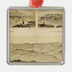 Panoramic Views Metal Ornament