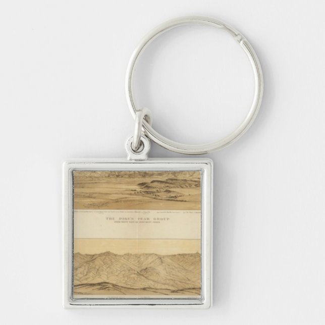 Panoramic Views of Colorado Keychain (Front)
