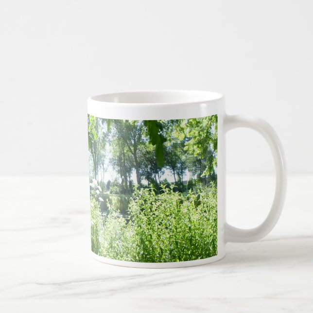 Panoramique Bright Sunny Park Café Mug (Droite)