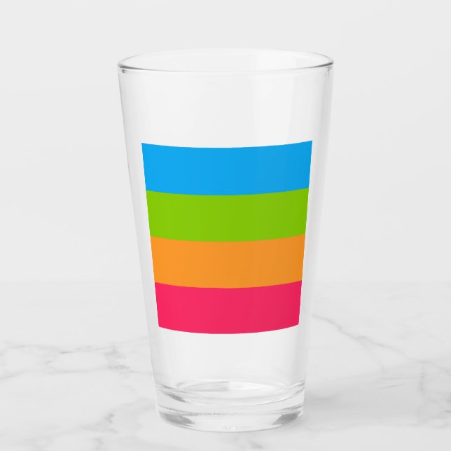 Panoromantic Pride Flag Glass (Front)