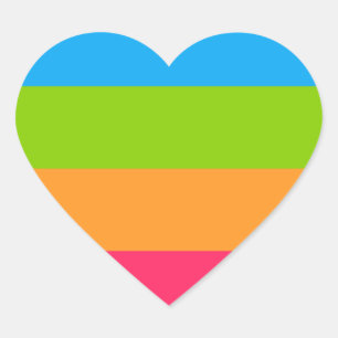 Panoromantic Pride Heart Sticker