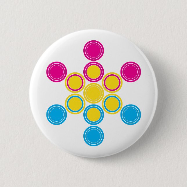 panSacred circles 2 Inch Round Button (Front)
