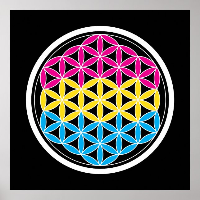 panSacred geometry Poster (Front)