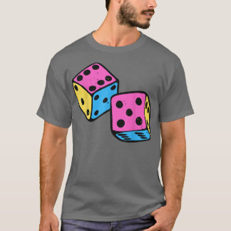 Panseual Dice Panseual Pride LGBT Month  T-Shirt