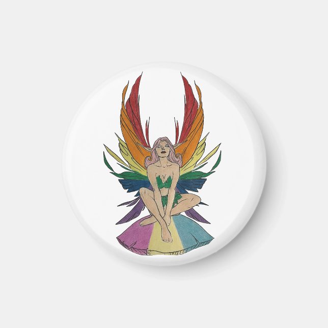 Pansexual Faerie Magnet (Front)