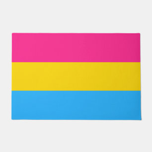 Pansexual Flag Doormat