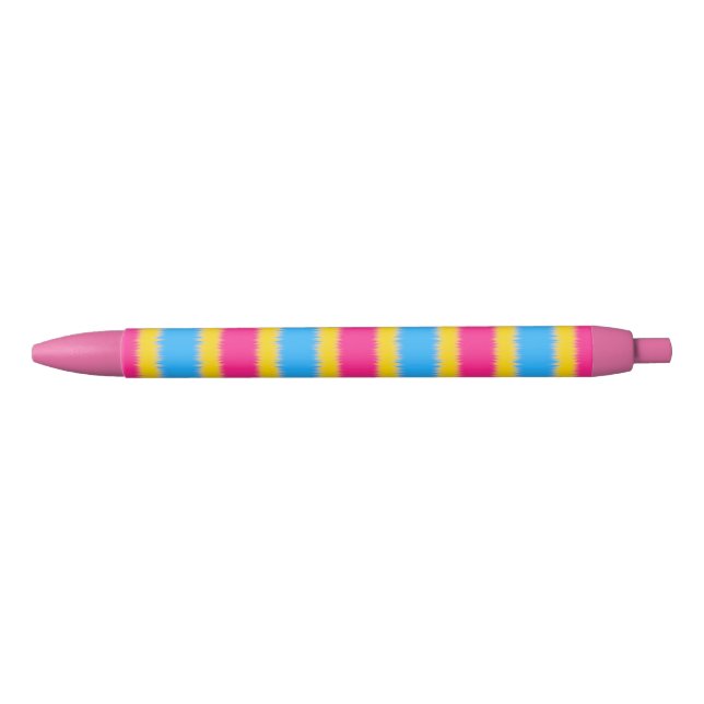 Pansexual Flag Narrow Stripe Pen (Front)
