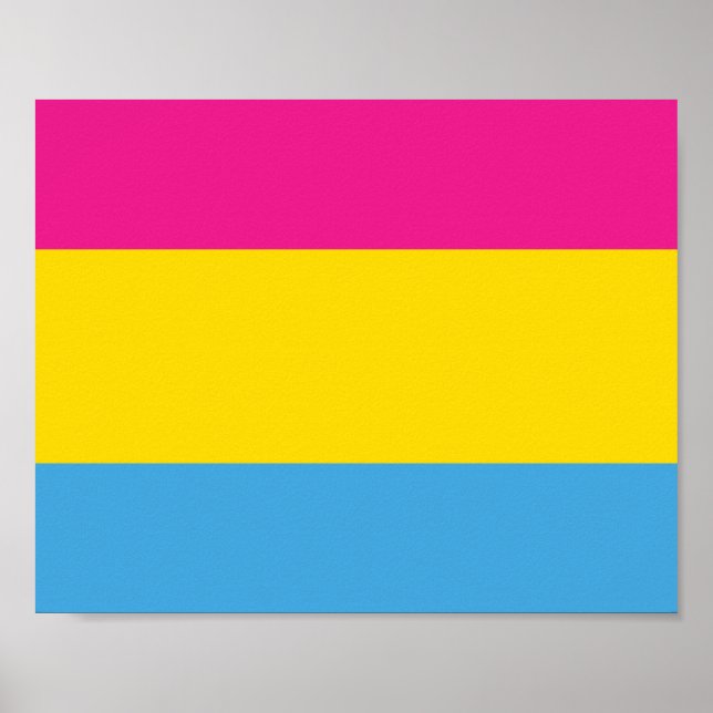 Pansexual Flag Posters (Front)