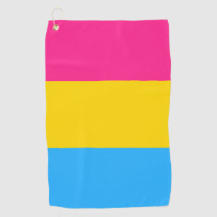 Pansexual Flag & Pride Love golf community /LGBT  Towel