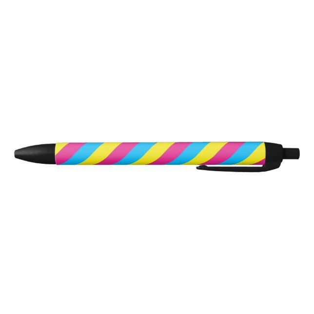 Pansexual Flag Swirl Pen (Bottom)