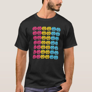Pansexual Halloween Pumpkin Lgbtq Pan Gay Hallowe T-Shirt
