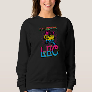 Pansexual Leo Zodiac Sign Birthday Horoscope Const Sweatshirt