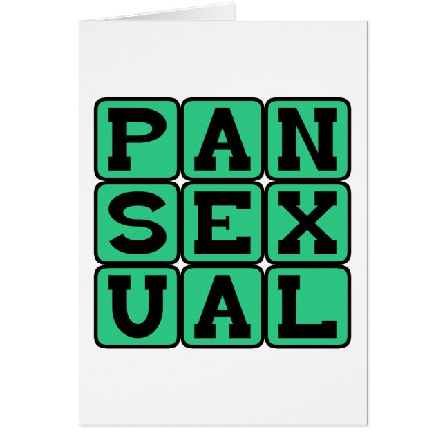 Pansexual, Omnisexual (Front)