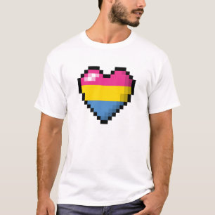 Pansexual Pixel Heart T-Shirt