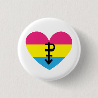 Pansexual Pride 1 Inch Round Button