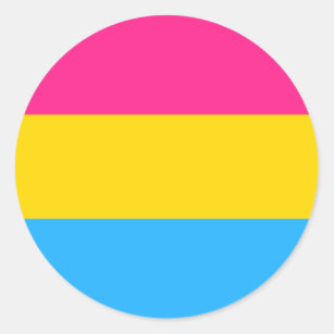 Pansexual Pride Circle Sticker