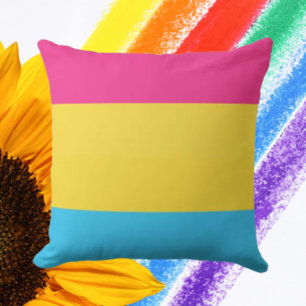 Pansexual Pride Comfort Throw Pillow
