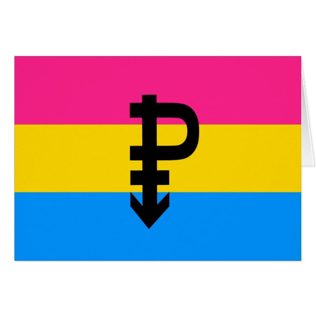 Pansexual Pride Flag (Front Horizontal)