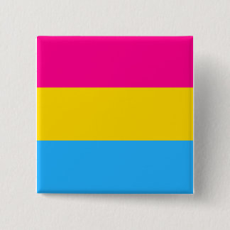 "PANSEXUAL PRIDE FLAG" 2 INCH SQUARE BUTTON