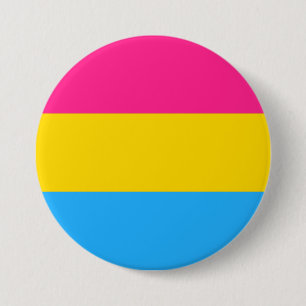 Pansexual Pride Flag 3 Inch Round Button