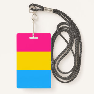 Pansexual Pride Flag Badge