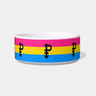 Pansexual Pride Flag Bowl