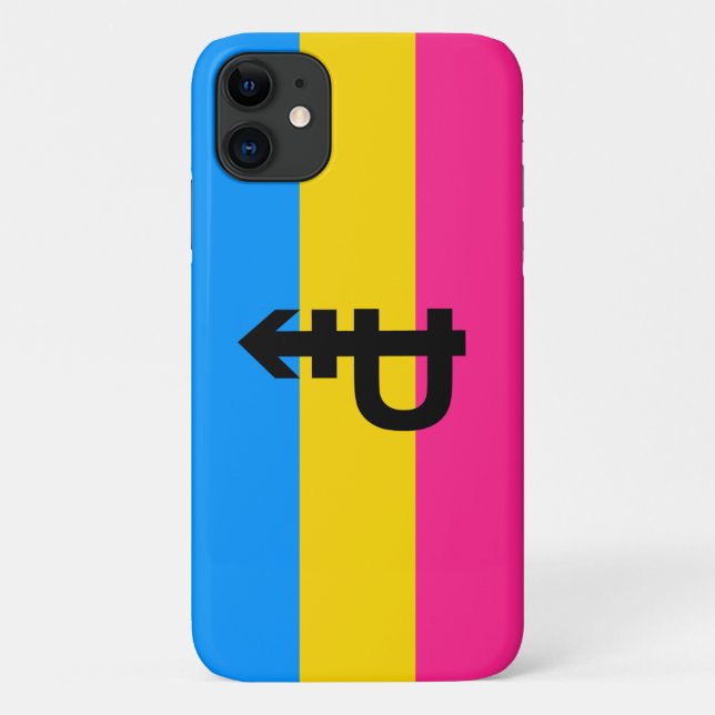 Pansexual Pride Flag Case-Mate iPhone Case (Back)