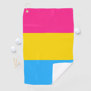 Pansexual Pride Flag Golf Towel