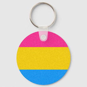 Pansexual Pride Flag Keychain