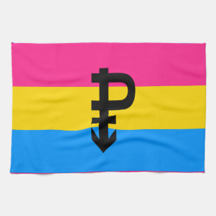 Pansexual Pride Flag Kitchen Towel