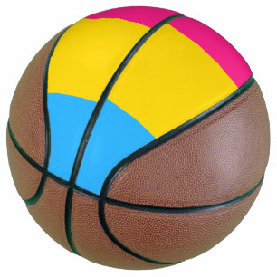 Pansexual Pride Flag LGBTQ Basketball
