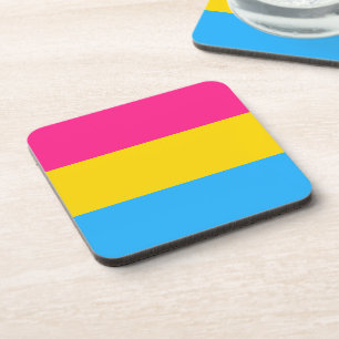 Pansexual Pride Flag LGBTQ Coaster