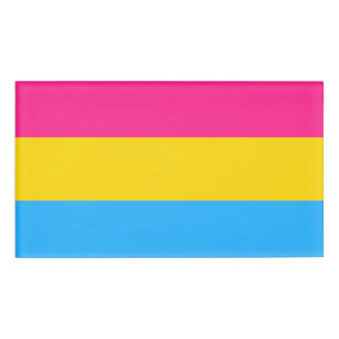 Pansexual Pride Flag LGBTQ Name Tag