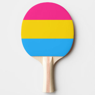 Pansexual Pride Flag LGBTQ Ping Pong Paddle