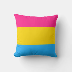 Pansexual Pride Flag LGBTQ Throw Pillow
