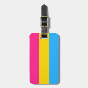 Pansexual Pride Flag Luggage Tag