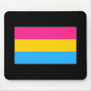 Pansexual Pride Flag Mouse Pad