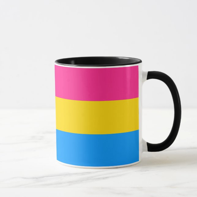 Pansexual Pride Flag Mug (Right)