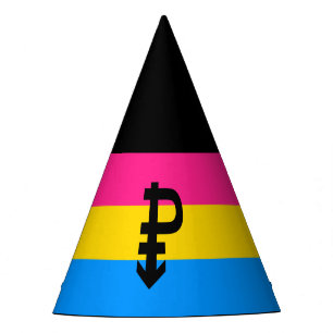 Pansexual Pride Flag Party Hat
