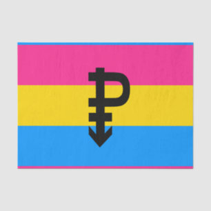 Pansexual Pride Flag Tissue Paper