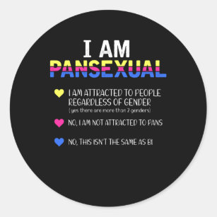 Pansexual Pride LGBT Equal Rights Classic Round Sticker