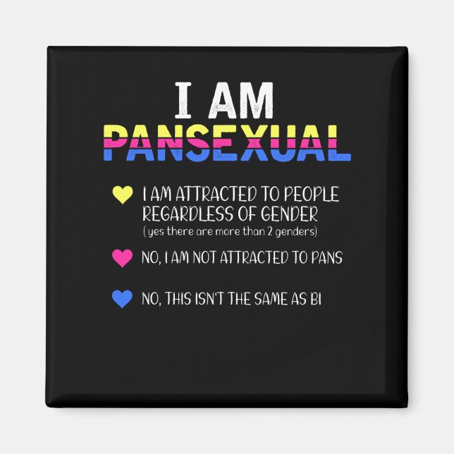 Pansexual Pride LGBT Equal Rights Magnet (Front)