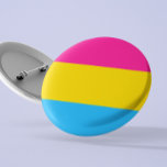 Pansexual Pride LGBTQ 4 Inch Round Button<br><div class="desc">This design was created though digital art. It may be personalized in the area provided or customizing by choosing the click to customize further option and changing the name, initials or words. You may also change the text colour and style or delete the text for an image only design. Contact...</div>