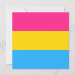 Pansexual Pride (Pan Flag) Card