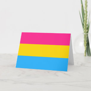 Pansexual Pride (Pan Flag) Card