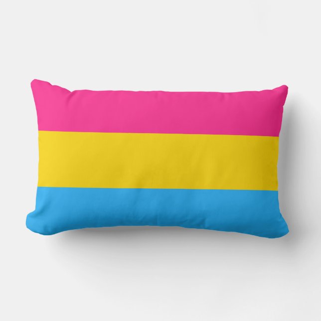 Pansexual Pride (Pan Flag) Lumbar Pillow (Front)