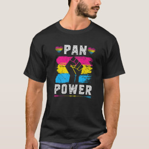 Pansexual Pride Pan Power, Vintage Pansexuality Pa T-Shirt