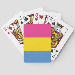 Pansexual Pride Playing Cards
